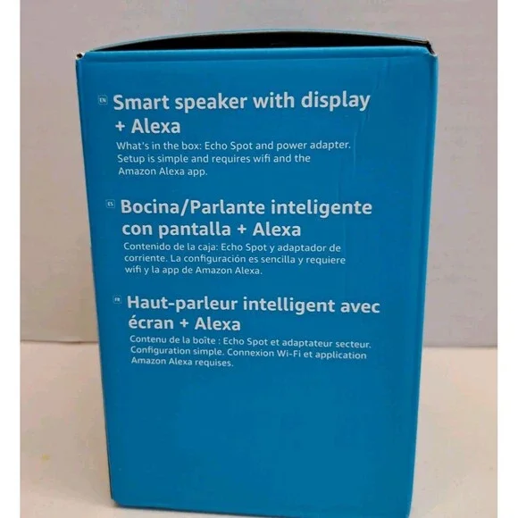 All-new Amazon Echo Spot (2024 release), Bedside smart alarm clock + Alexa, dist - Picture 4 of 5